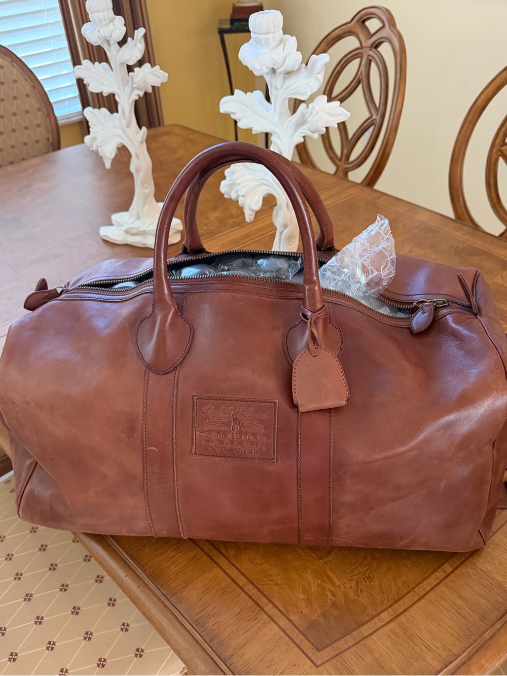 Ralph Lauren heritage duffle bag